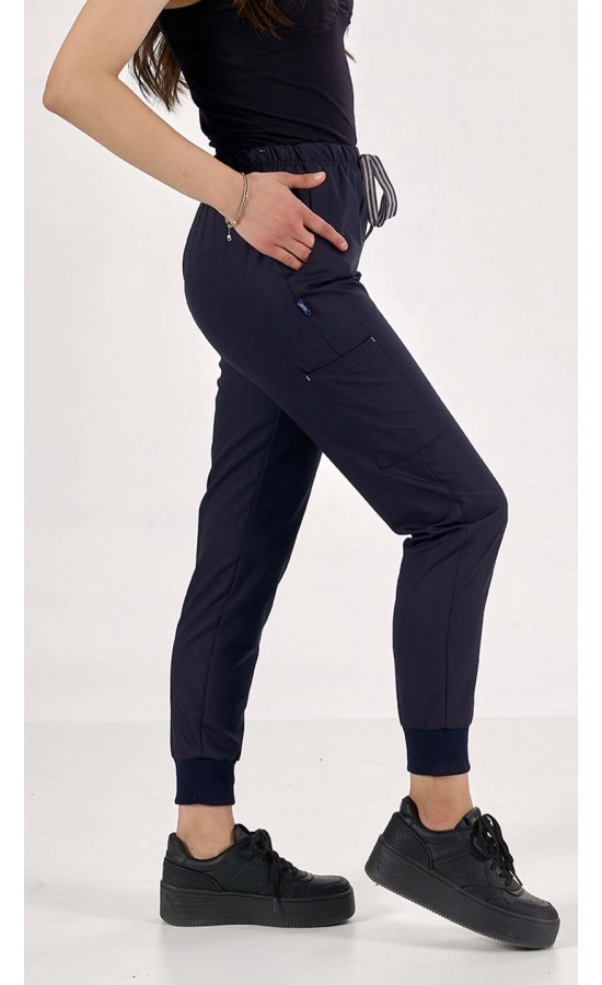 LACİVERT PREMIUM LİKRA KADIN JOGGER PANTOLON 36 BEDEN